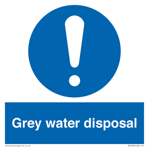 Grey water disposal